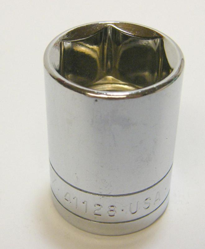 Sk tools 41128 ½ drive 6 point standard fractional socket 7/8"