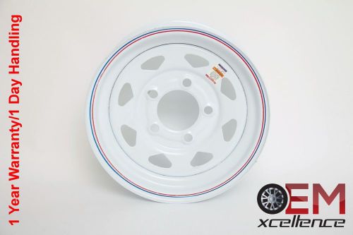 Boat trailer white wheel dexstar 17-214 12 x 4 free shipping 1 day handling