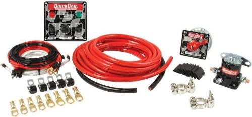 Quickcar racing 50-231 late model 4 gauge battery switch solenoid wiring kit