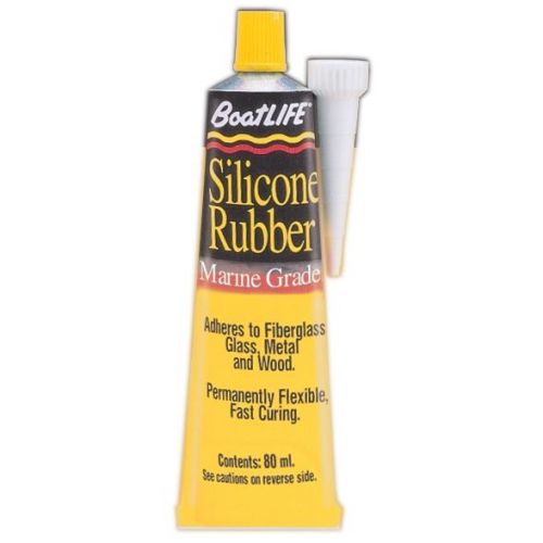 Boatlife marine grade silicone rubber sealant 2.8 oz black