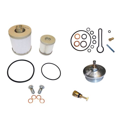 Buy Billet Aluminum Fuel Filter Cap w/ Pressure Port & Blue Spring Kit
