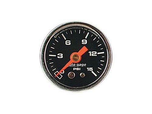Autometer 2172 t comp 2172 pressure 0-15 psi gauge