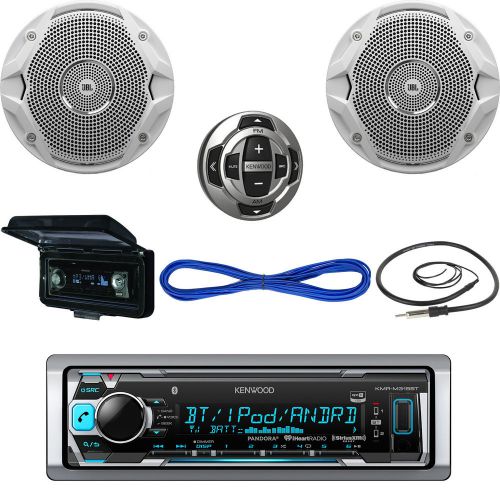 Buy Marine Kenwood Bluetooth USB Radio,Remote,Cover,JBL 6.5" Speakers
