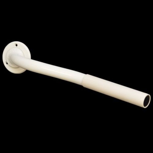 Triton boats 260 pro 1958627c white aluminum leaning post backrest braces (pair)