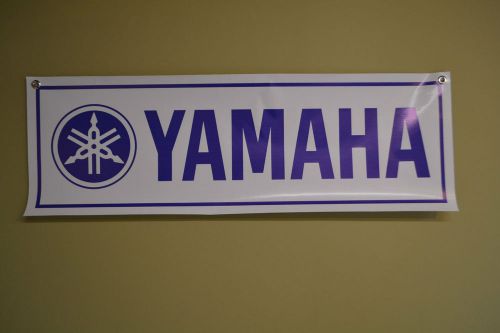 Yamaha banner sign decal snowmobile racing motorcross
