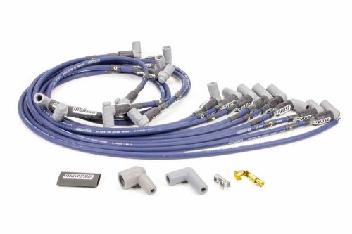 Moroso ultra 40 spark plug wire set spiral core 8.65 mm blue sbc p/n 73666