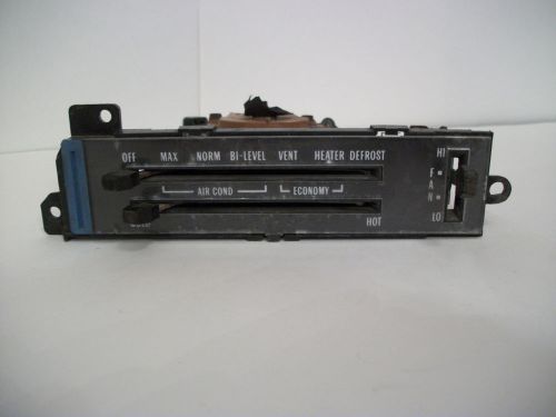1977 - 1979 heater control assembly with air conditioning, used gm