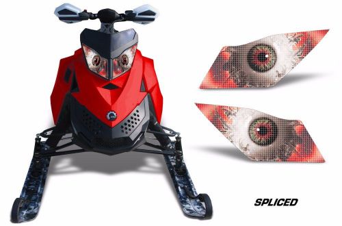 Amr racing ski doo rev xp summit sled snowmobile headlight eye kit 08-12 splce r