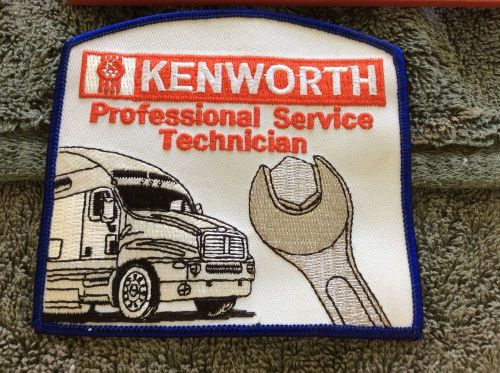Buy Kenworth Professional Service Technician Embroidered Patch Red Blue ...