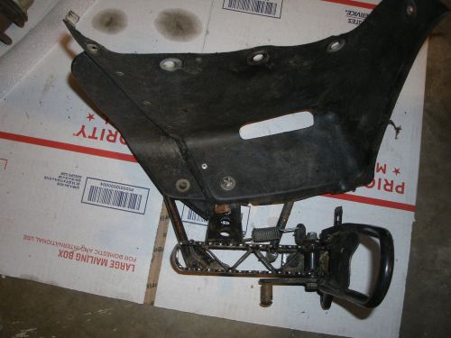 03 suzuki lt160 lt 160 quadrunner right food peg pedal mud guard