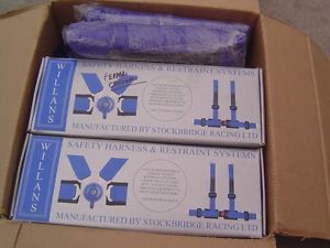 Full set willans competition belts 4x3 club 2"x 2"  as new, never used