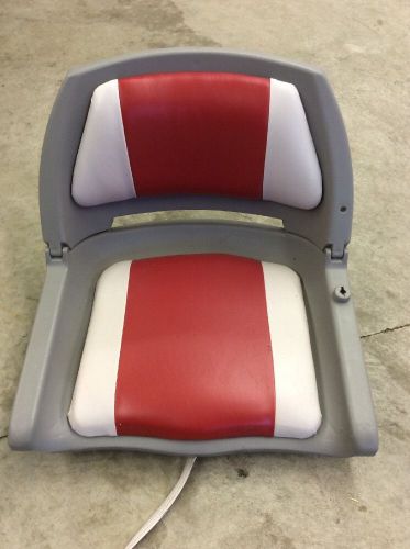 Leader accessories used boat seat. red/beige color