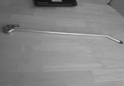 Air blow gun with rubber tip 24" long heavy duty free shipping