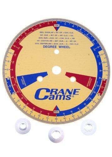 Crane cams 99162-1 degree wheel with adapters