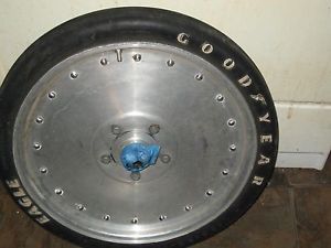 2 1960&#039;s vintage 17&#034; inch wheels  2&#039;5 rims tires dragster centerline