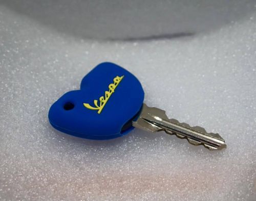 Vespa blue silicone key protect for vespa s, lx, lxv, gts, sprint, primavera