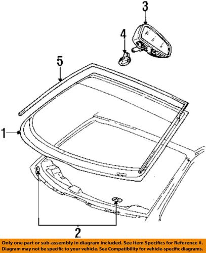 Lincoln ford oem 00-02 continental windshield-mirror inside 2f3z17700aa