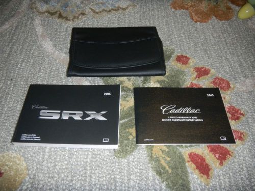 2015 cadillac srx owners manual set + free shipping