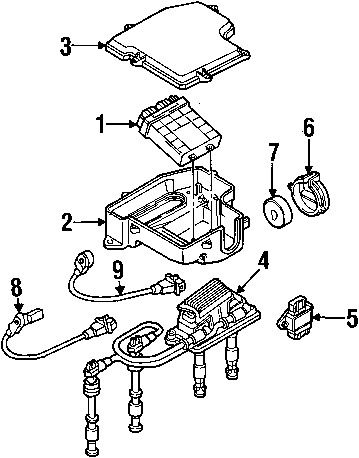 Volkswagen\audi 058905161b genuine oem camshaft sensor
