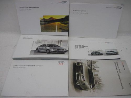 Owners manual audi a4 2010 10 824337