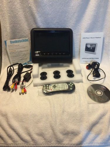 9&#034; dvd player clip on headrest