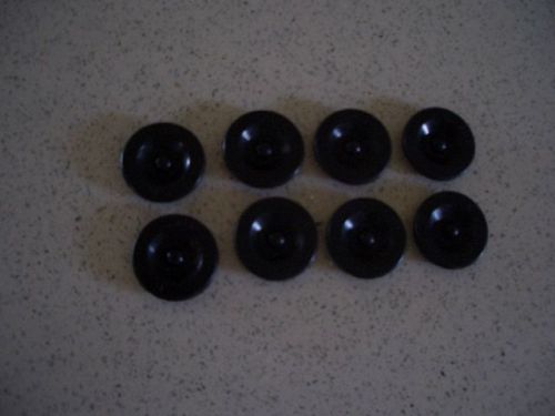 Lot of 8 dexter type ez lube trailer camper axle rubber grease plug hub dust cap
