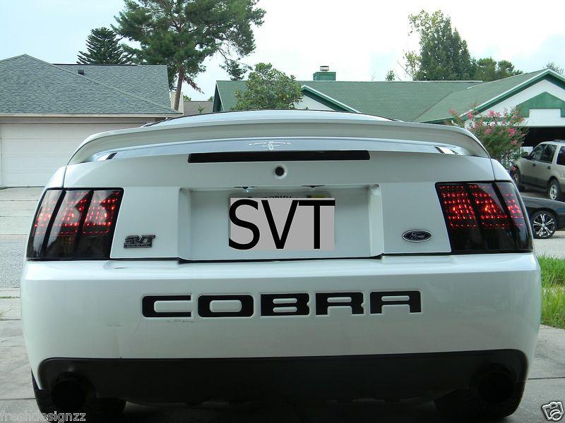 Buy Ford Mustang Cobra Rear Bumper Decals 99 00 01 02 in eBay, CA, for