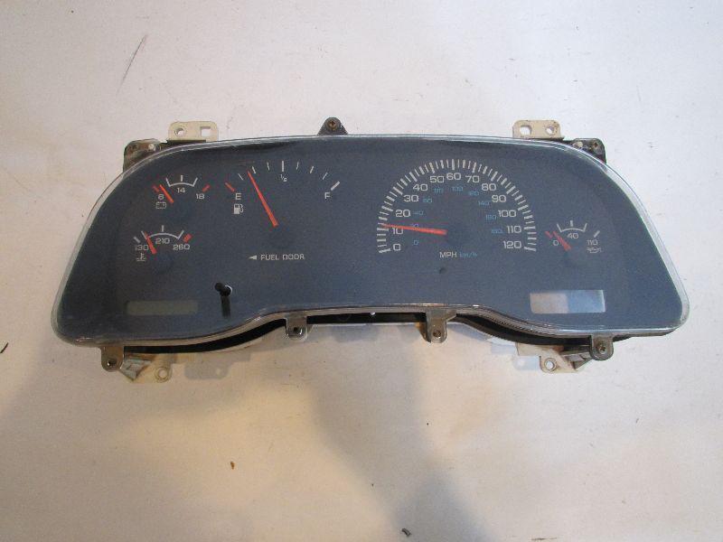 98 dodge ram 1500 2500 3500 pickup speedometer cluster at without tach mph