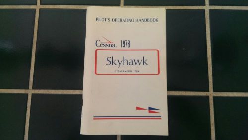 Cessna 1978 skyhawk pilot&#039;s operating handbook