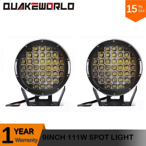2x 9&#034; inch 160w cree headlight driving spot light arb replace 4wd jeep ford boat