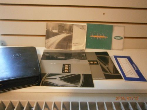 2001 01 acura mdx owners manual book with case