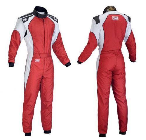 Omp karting suit ks-3 , red,white , new in soft case size 58