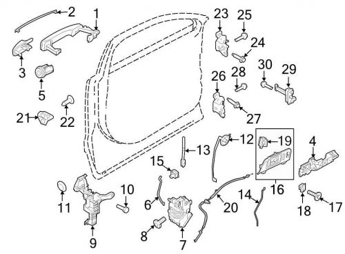 Ford oem door hinge nut n801193s102 image 25