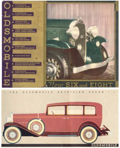 1932 oldsmobile huge 24 page prestige brochure rare