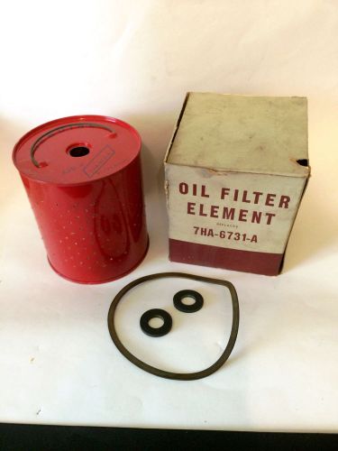 Vintage oil filter element 7na - 6731 - a