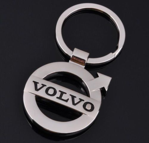 Car logo key chain metal keychain key ring for volvo