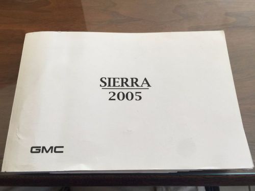 2005 gmc sierra slt z71 1500 owners manual booklet sle se