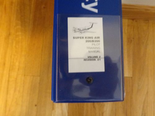 Flightsafety super king air 200/b200 pilot training manual volume 2 revision .01