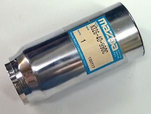 N326-40-990c new genuine mazda tail pipe garnish w/o turbo (cola rx-7)