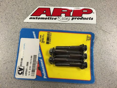 New arp 641-2000 5/16 x 2" 12 point head bolts &amp; washers