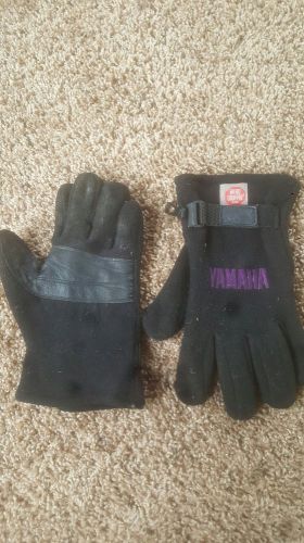 Vintage light snowmobile gloves size m