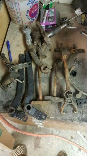 1939 chevrolet brake and clutch pedal and misc parts.
