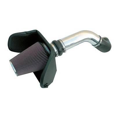 Trick flow air intake polished tube red filter cadillac chevy suv/trucks