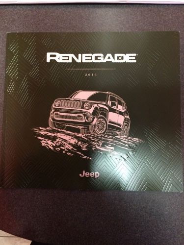 2016 jeep renegade brochure new