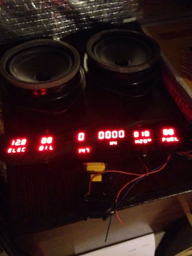 Digital race dash. 5 gauges,universal monitor.