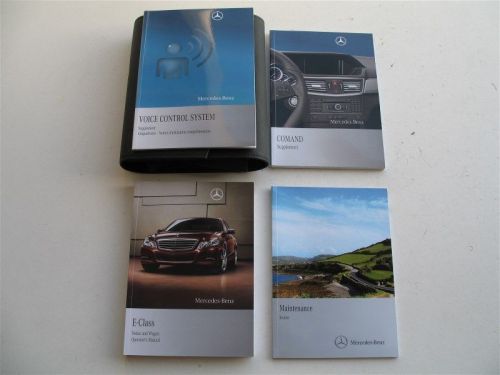 2011 11 mercedes e350 e550 sedan wagon owners operators manual books handbook