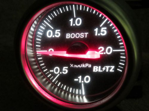 Jdm blitz meter boost gauge s13 s14 wrx evo dsm r32 r33 gtr mr2 supra