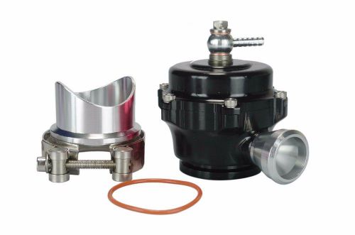 Black 50mm q blow off valve bov with v-band flange high performance with logo