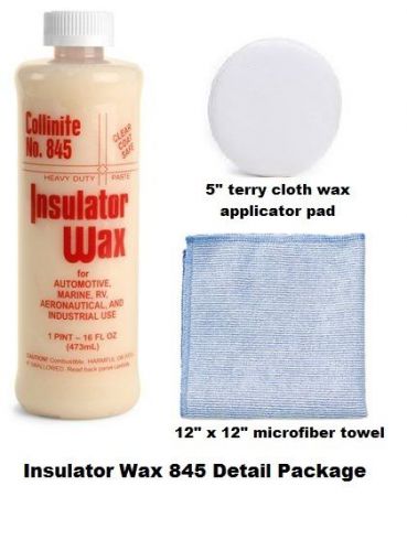 Collinite 845 insulator wax detail package free shipping