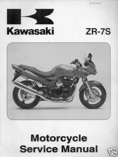 2001 kawasaki motorcycle zr-7s service manual